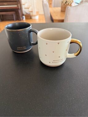 NEW Hearth and Hand “Morning Handsome” and “Morning Beautiful” mug set